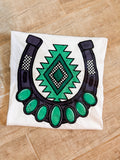 Green horseshoe